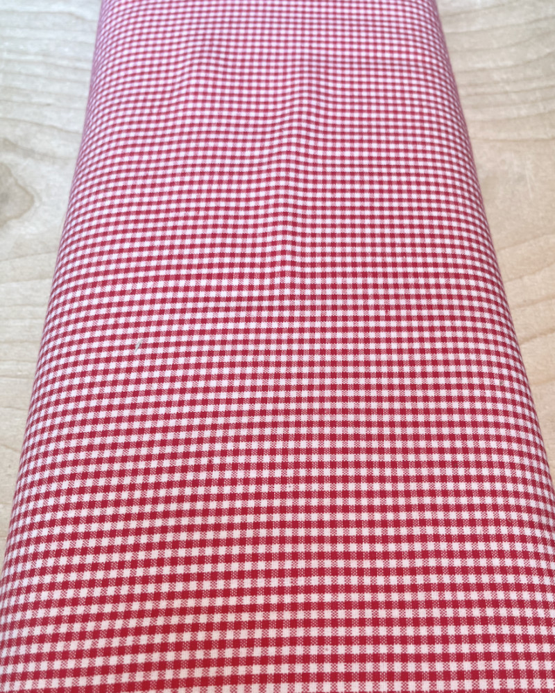 Køkkentern bomuld - rød hvid