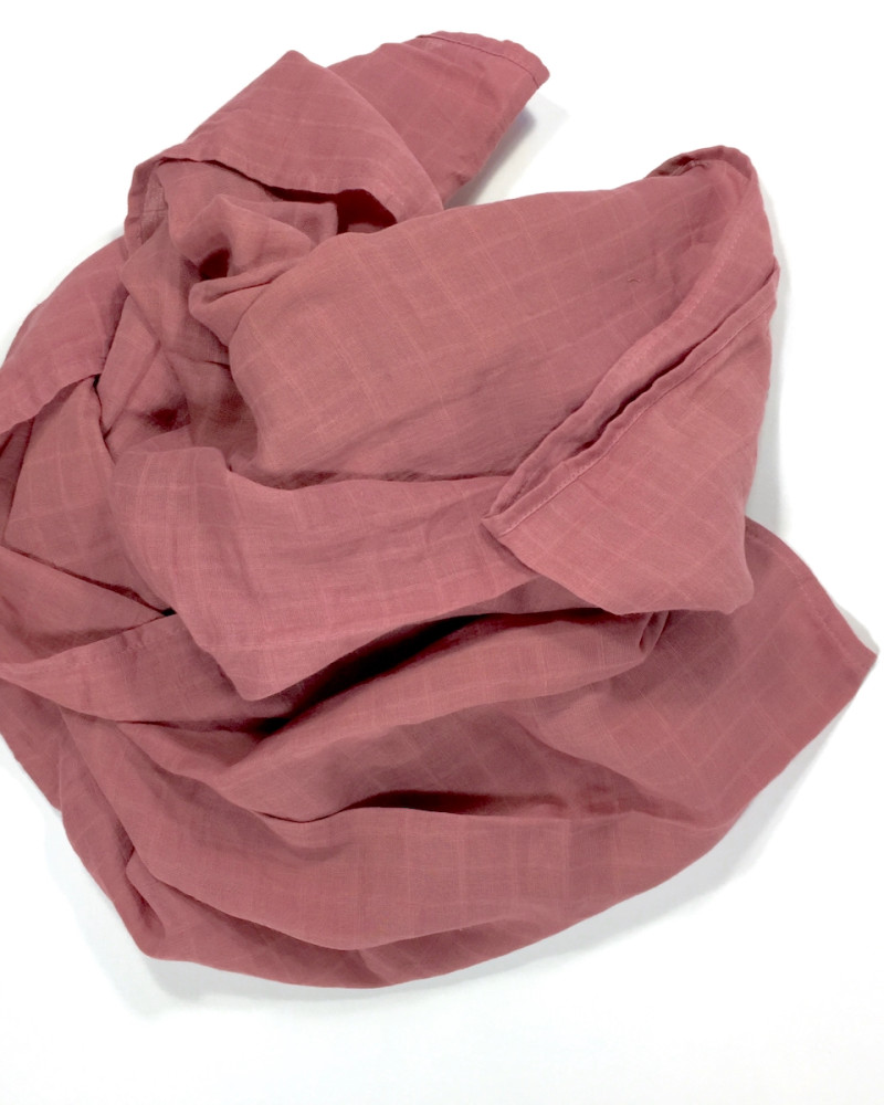 Soft muslin cloths - mesa rose