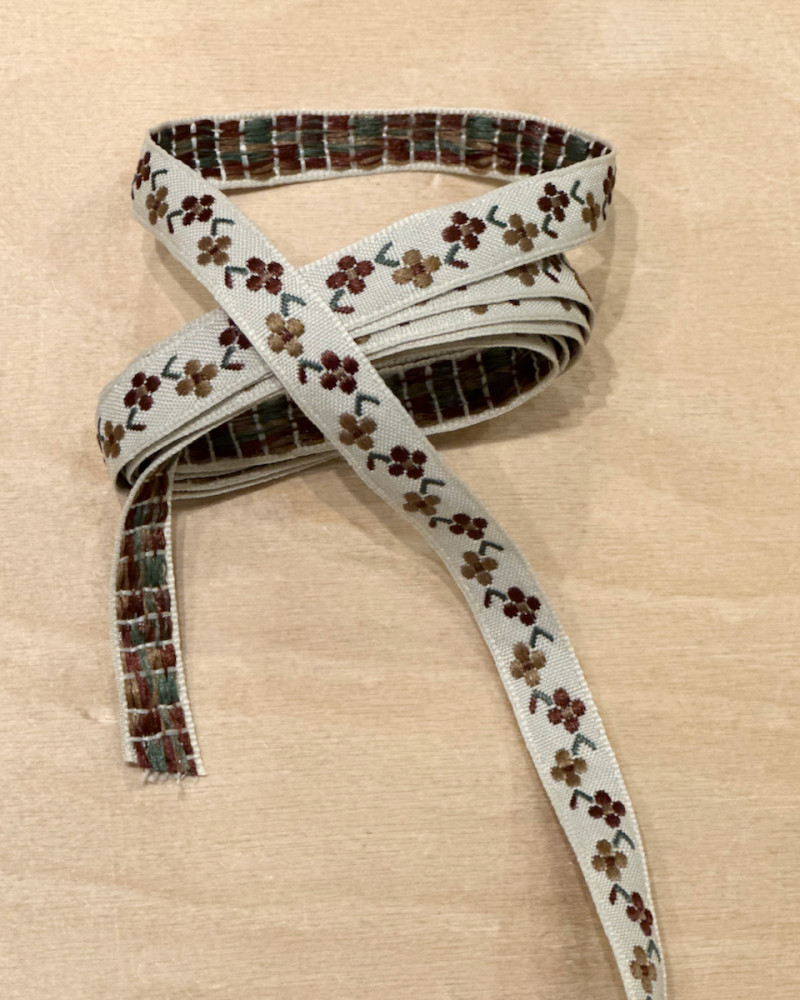 Embroidered webbing 1,2 cm...