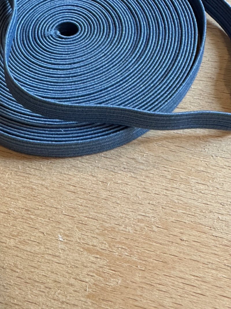 Colored elastic 7 mm - petrol