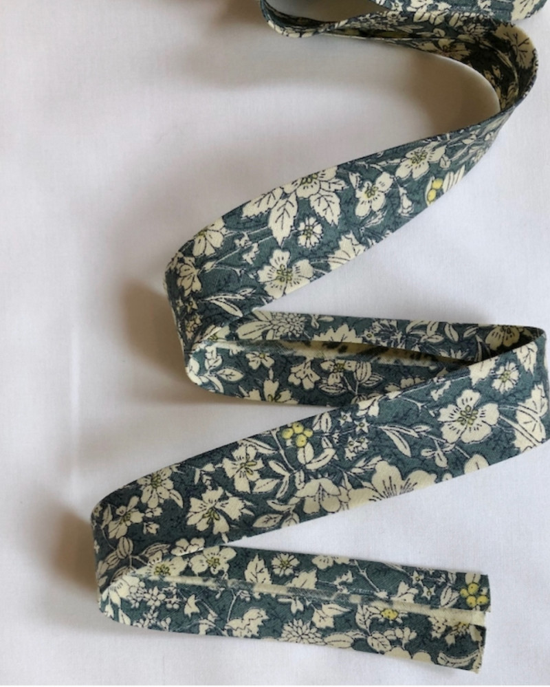 Bias binding floral -...