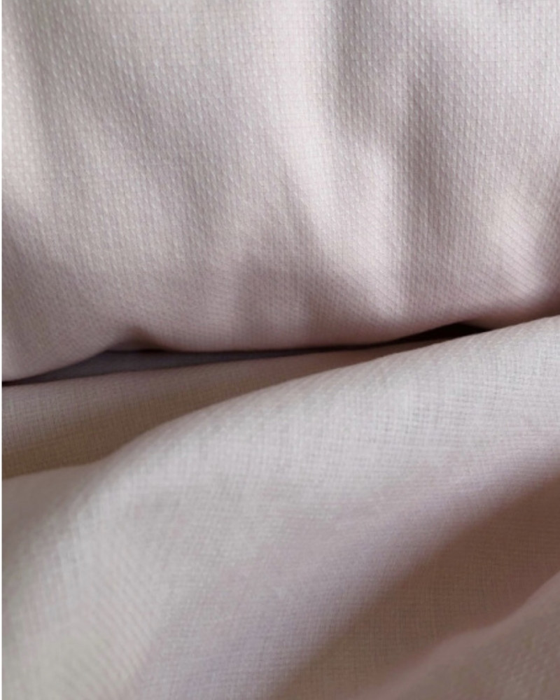 Tynd bomuld voile med vævet...