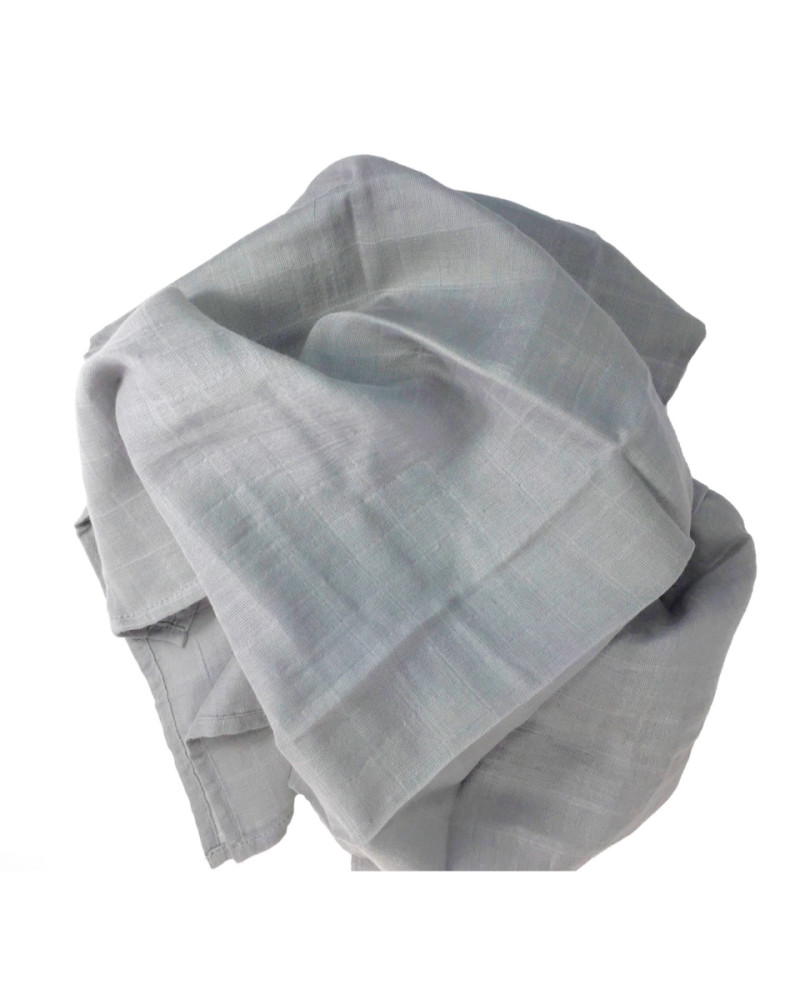 Soft muslin cloths - grey