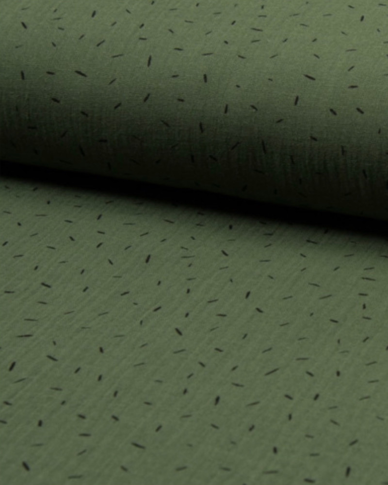 Musselin stof med...