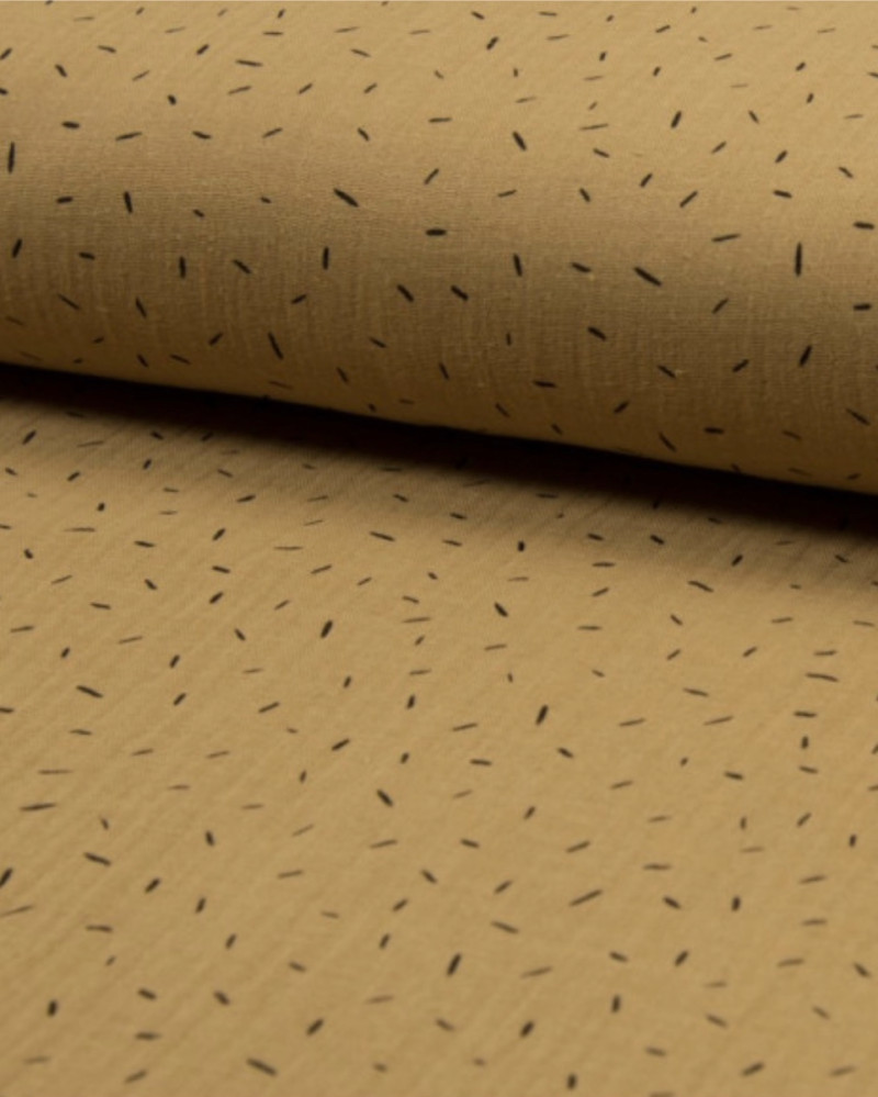 Musselin stof med...