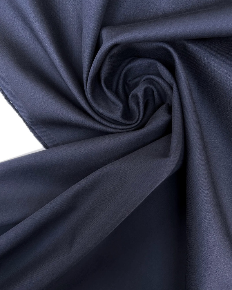 Deadstock cotton twill - blue