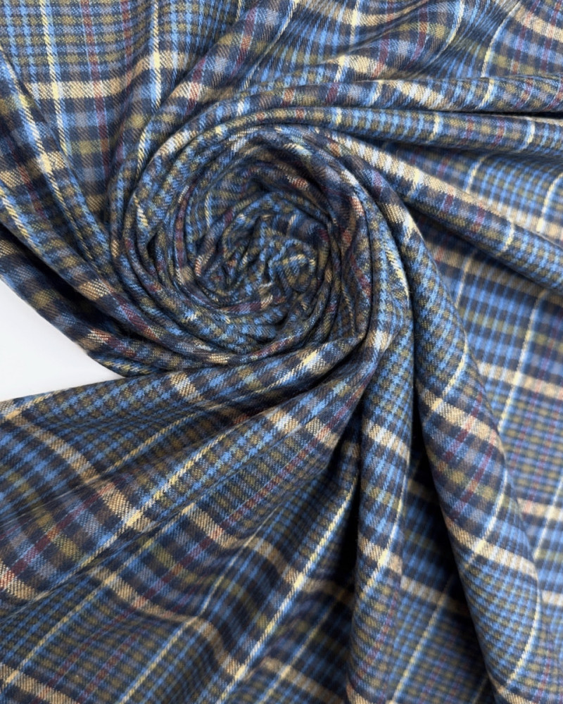 Deadstock flannel bomuld -...