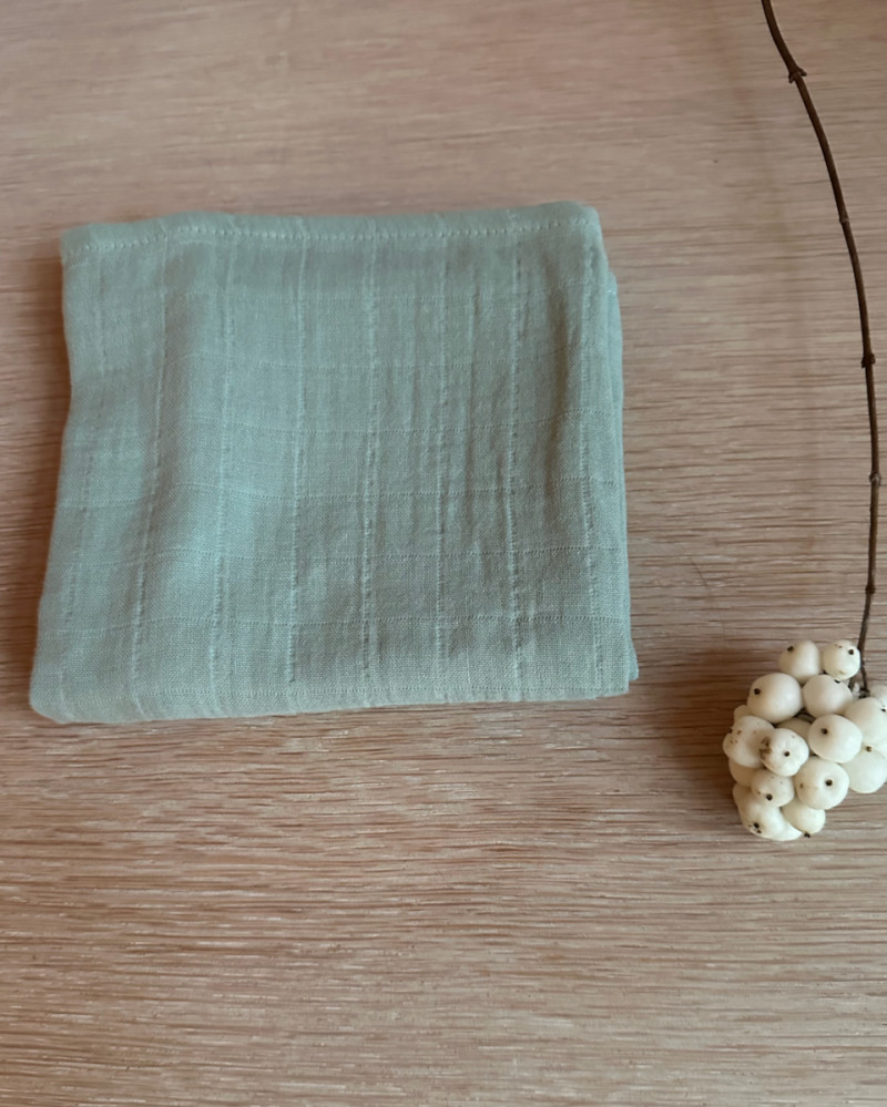 Soft muslin cloths - dusty...