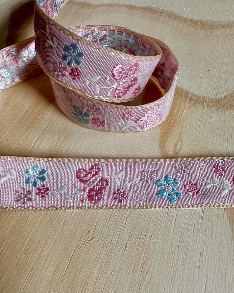 Embroidered webbing  2 cm -...