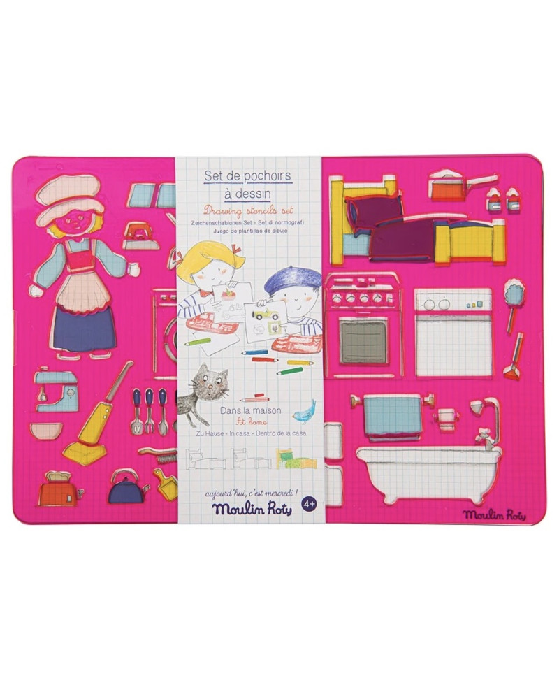 Stencils set Moulin Roty -...