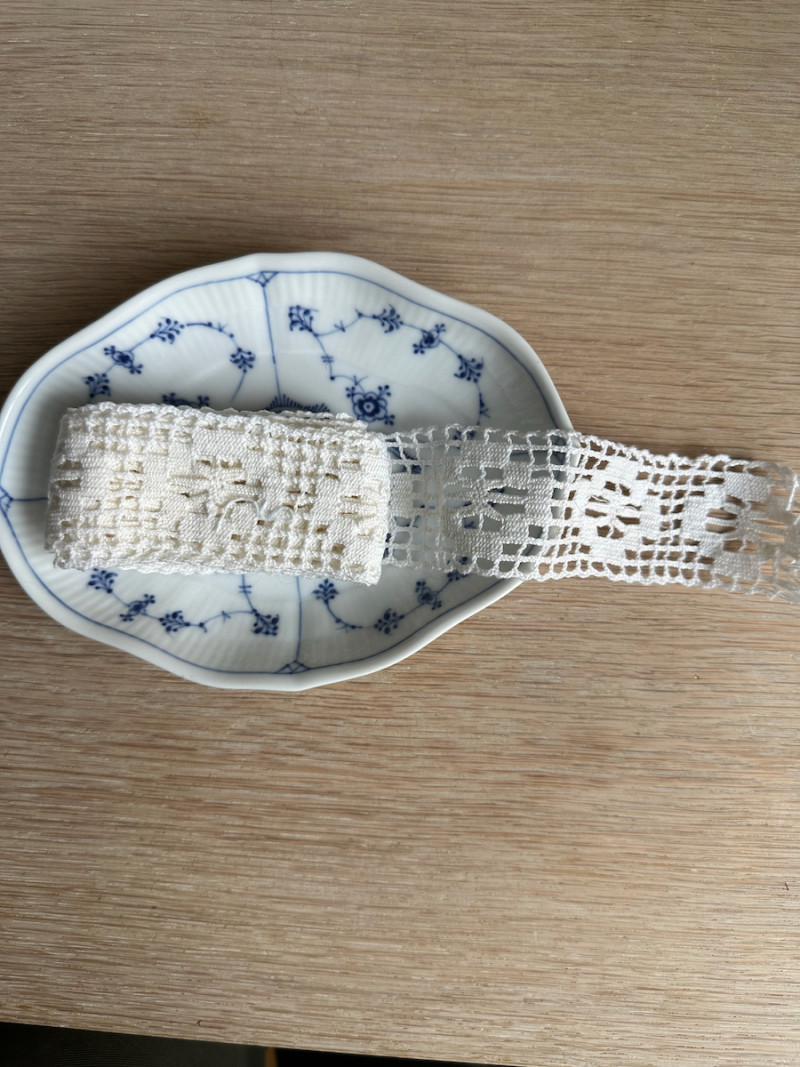 Webbing cotton 4,2 cm - ecru