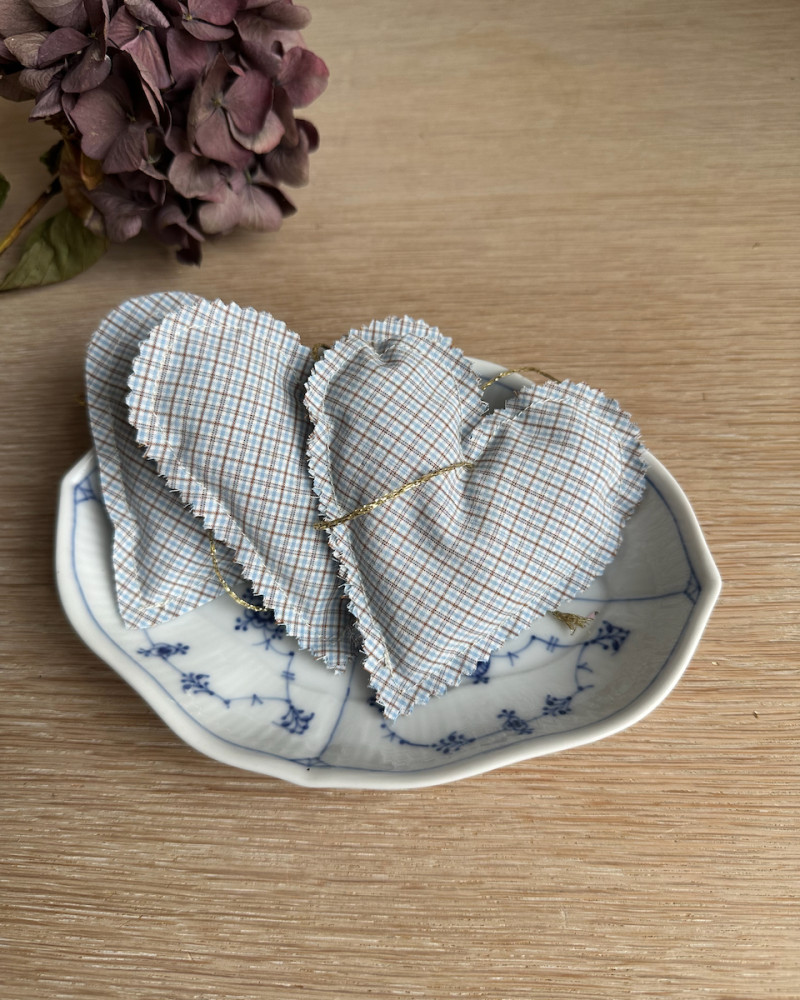 Julepynt 3 stk. hjerte i...