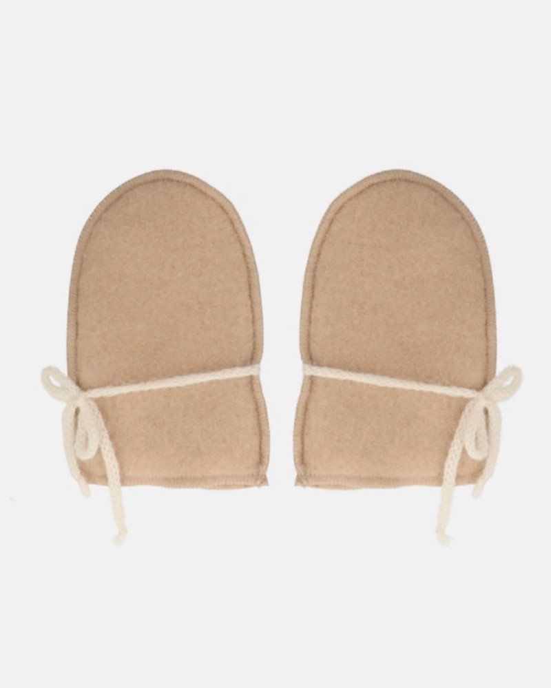 Baby Mittens in Wool -...