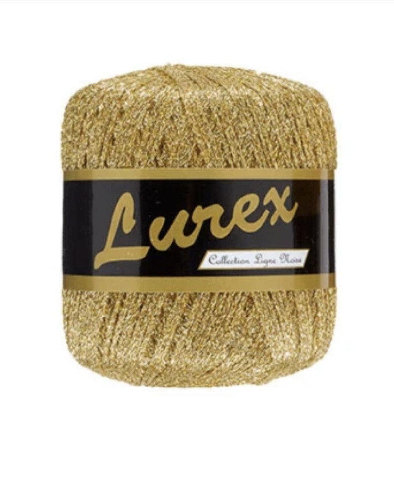 Garn lurex  - guld 02