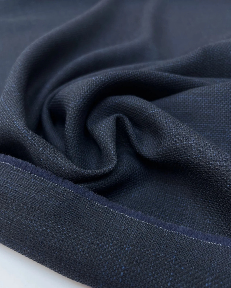 Deadstock suit wool cotton...