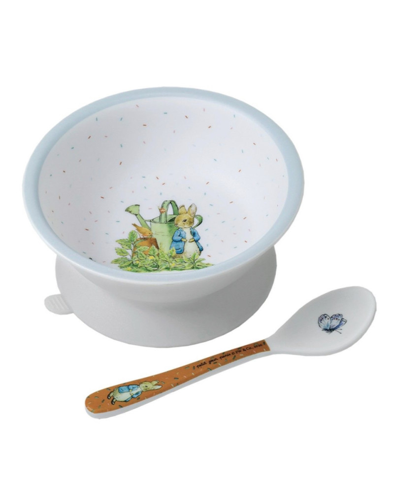Bowl with suction pad+spoon...