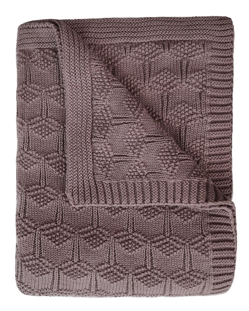 Knitted baby blanket Mushie...