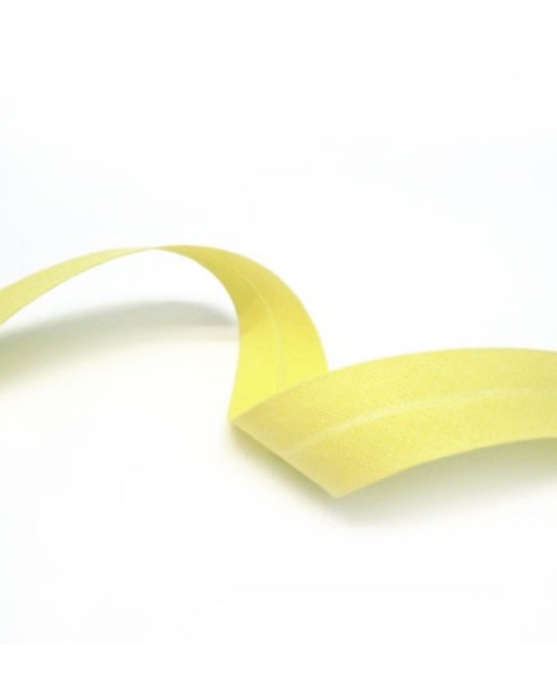 Bias tape 2 cm cotton - yellow