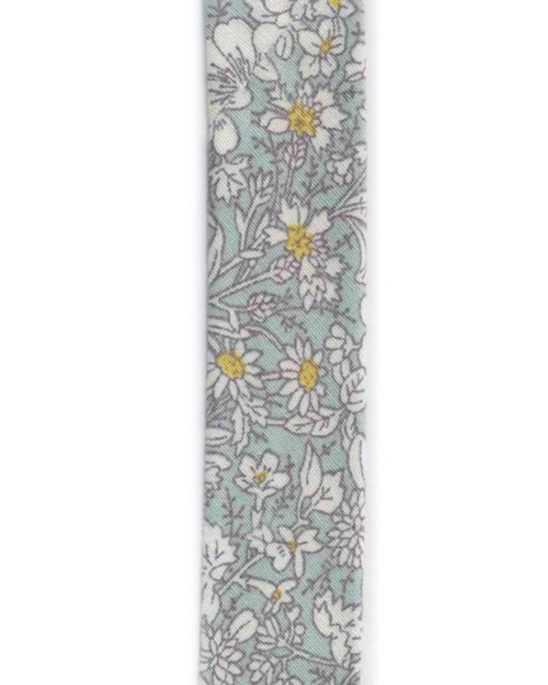 Bias binding floral - light...