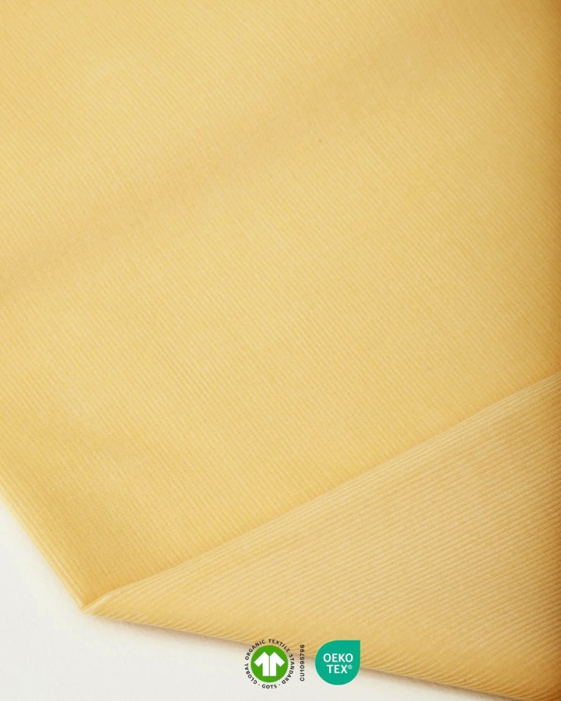 Organic needlecord fabric -...