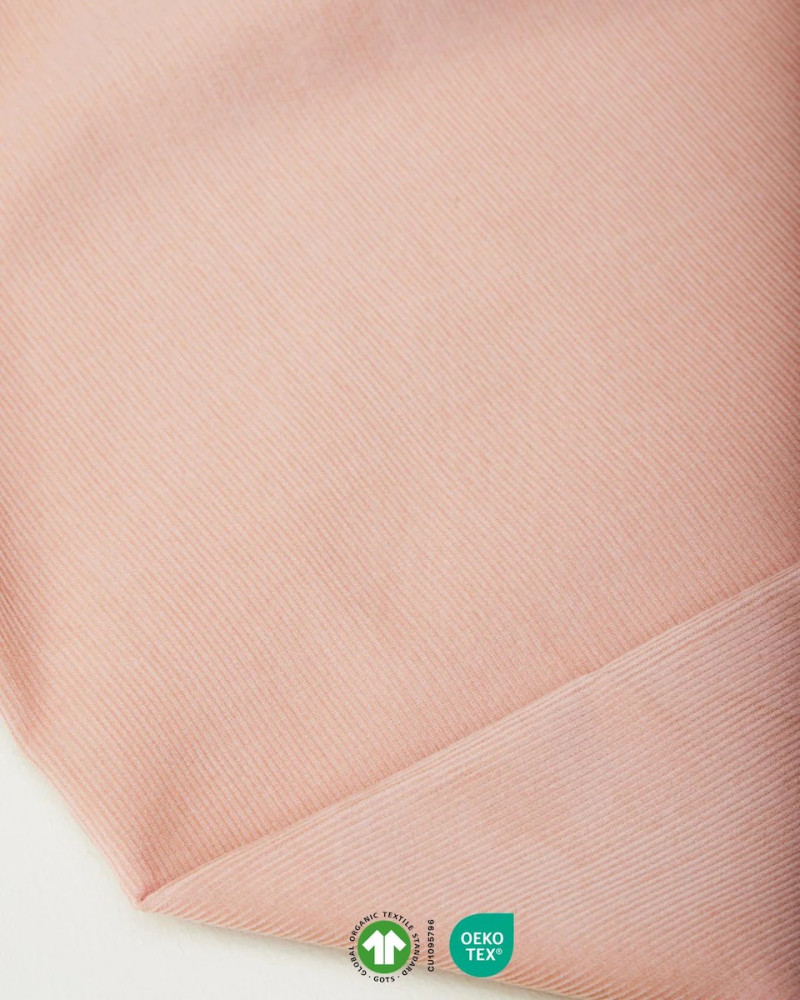 Organic needlecord fabric -...