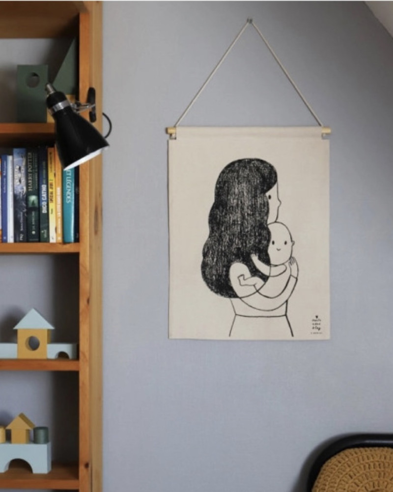 Vægtæppe til børneværelset...