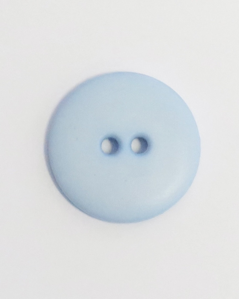 Knap plast 11 mm - lyseblå