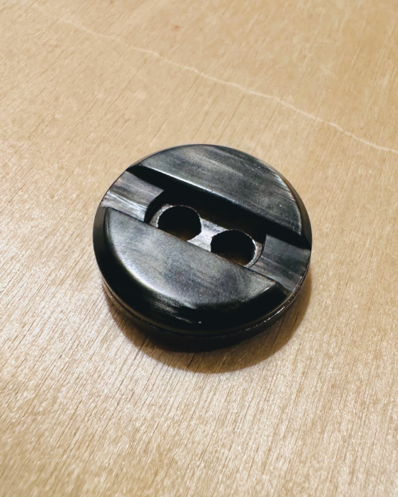 Knap tyk frakkeknap 26 mm -...