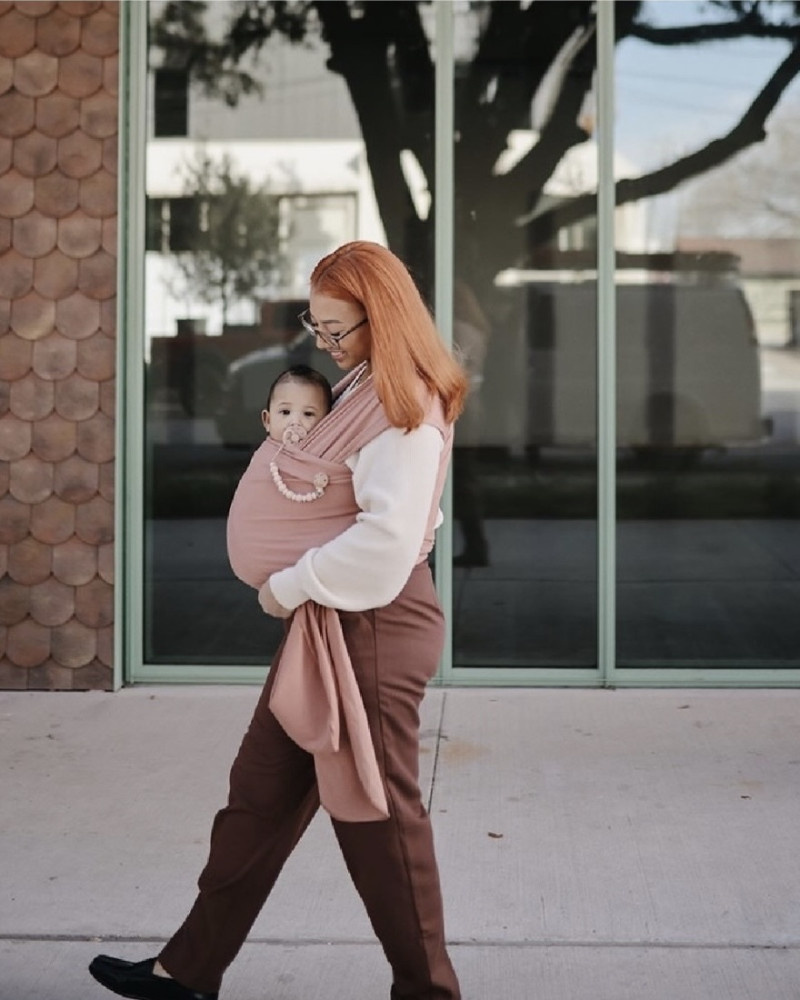Organic baby carrier wrap...