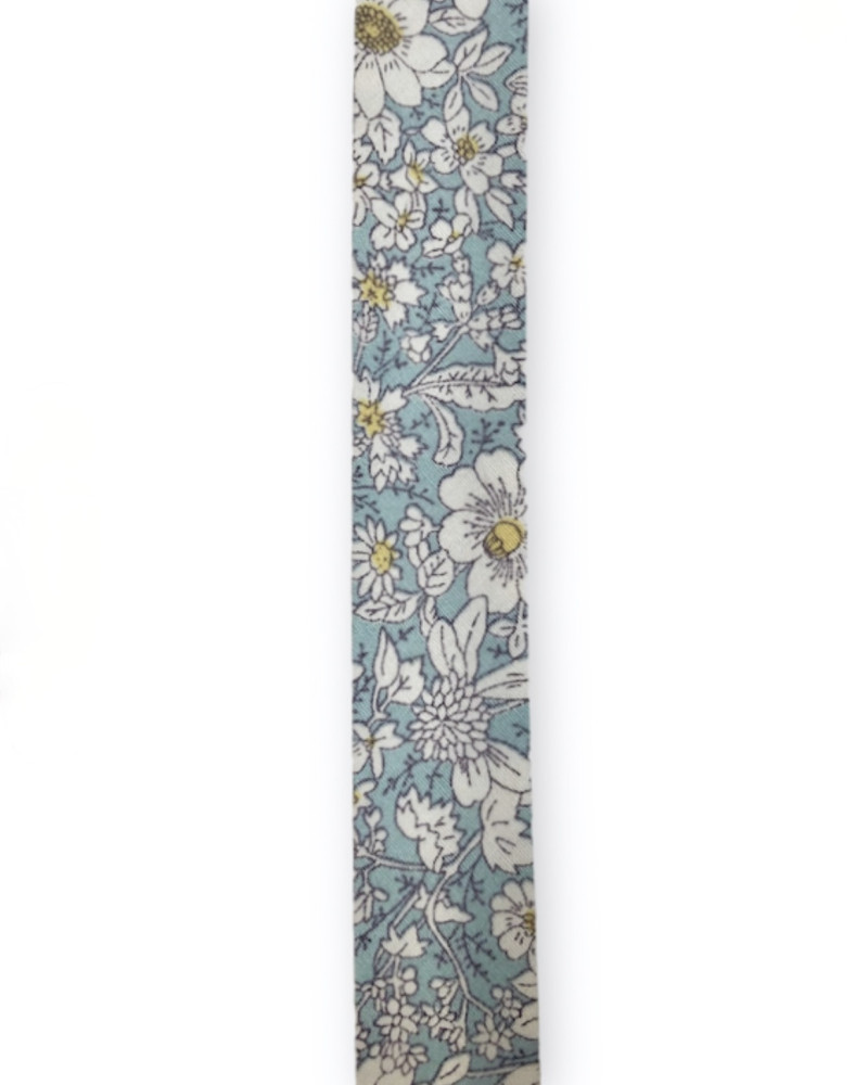 Bias binding floral - light...