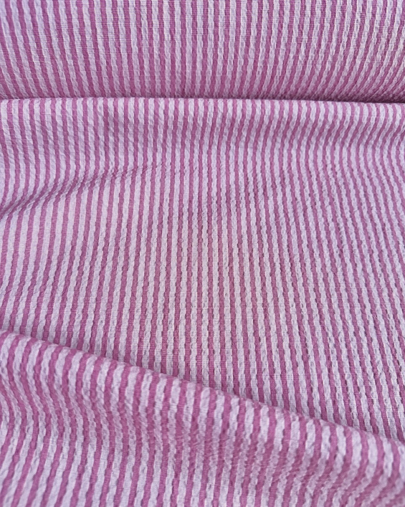 Deadstock cotton seersucker...