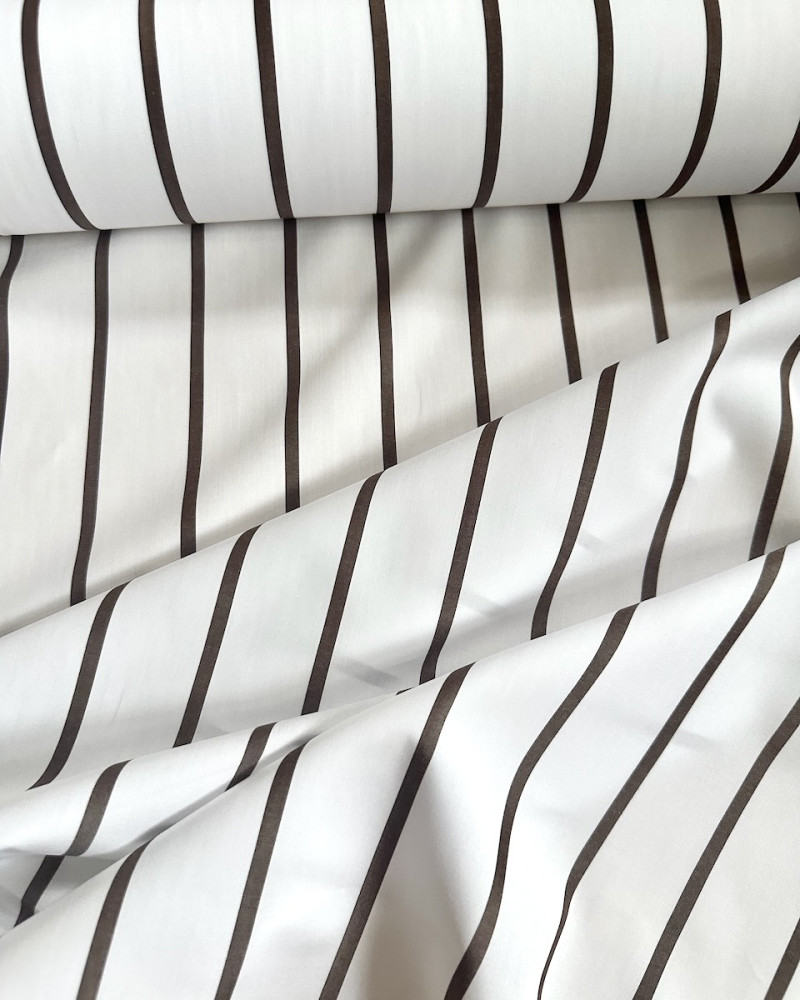 Deadstock bomuld poplin -...