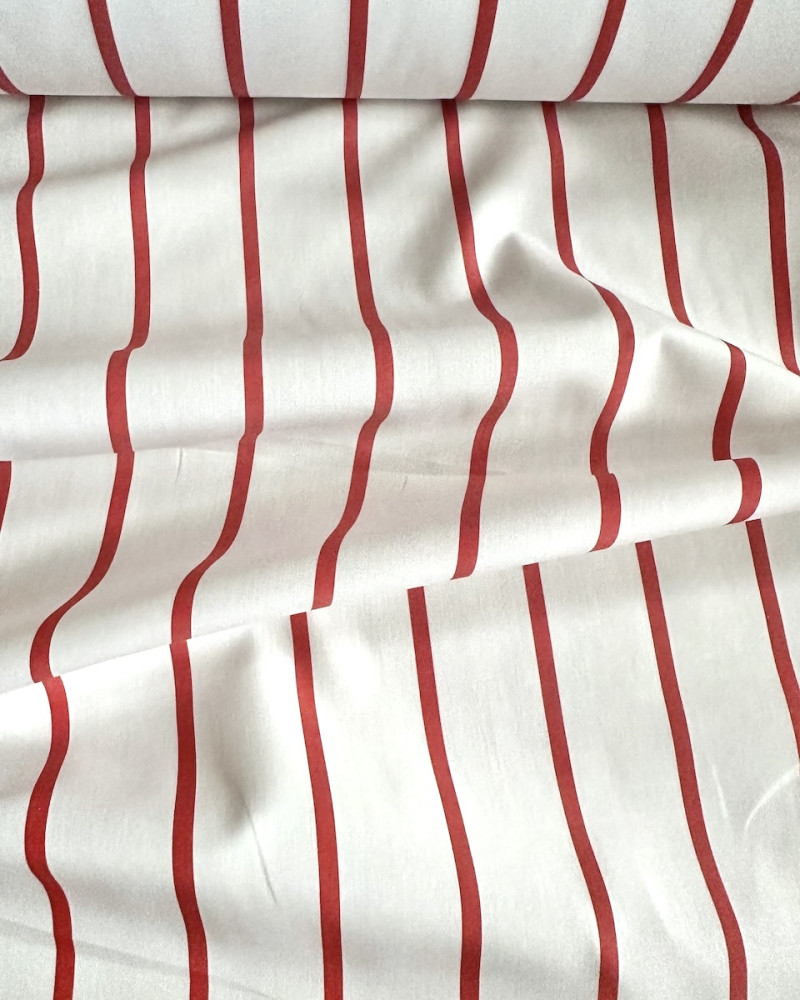 Deadstock bomuld poplin -...