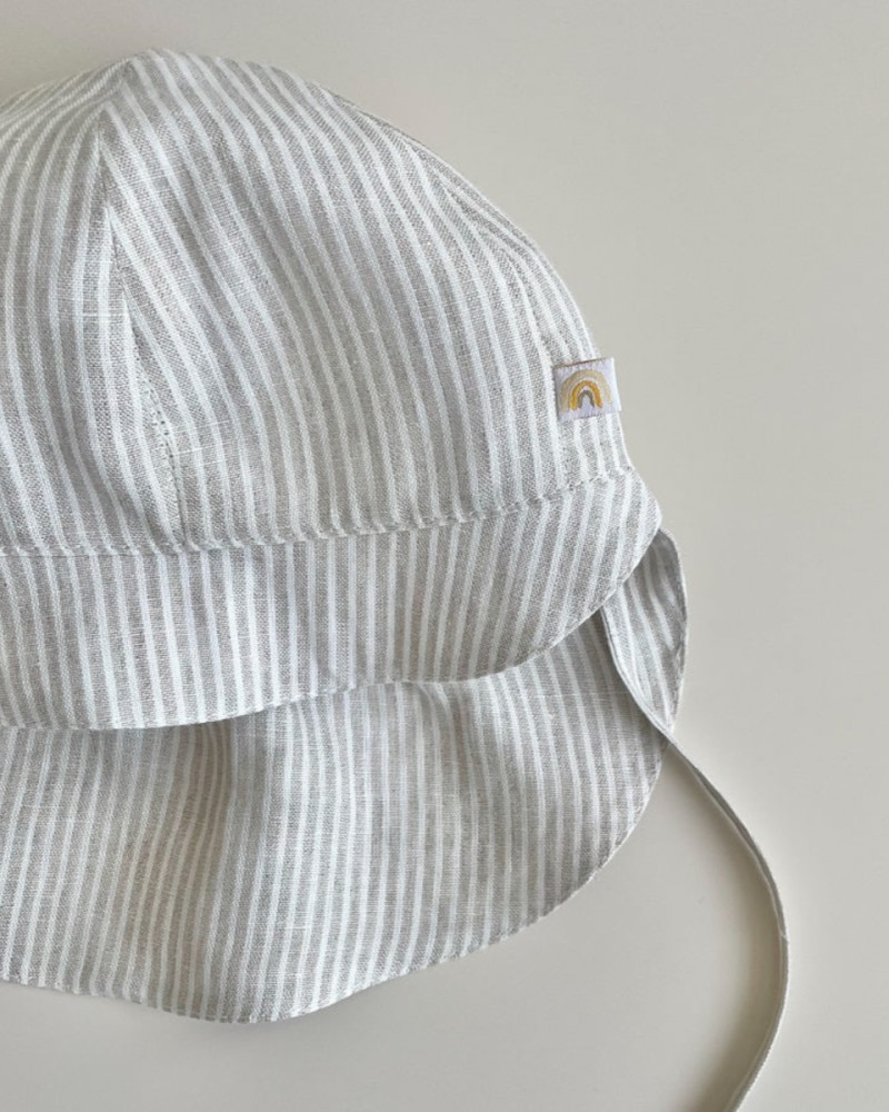 Sun hat organic linen...