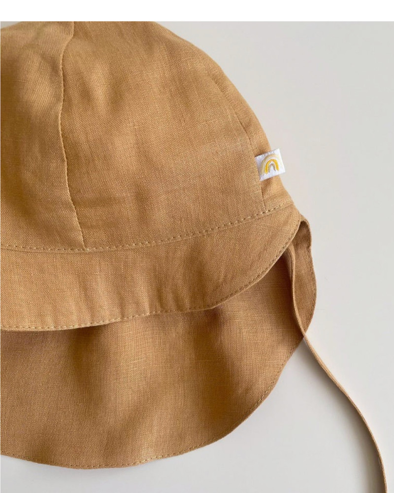Sun hat organic linen...