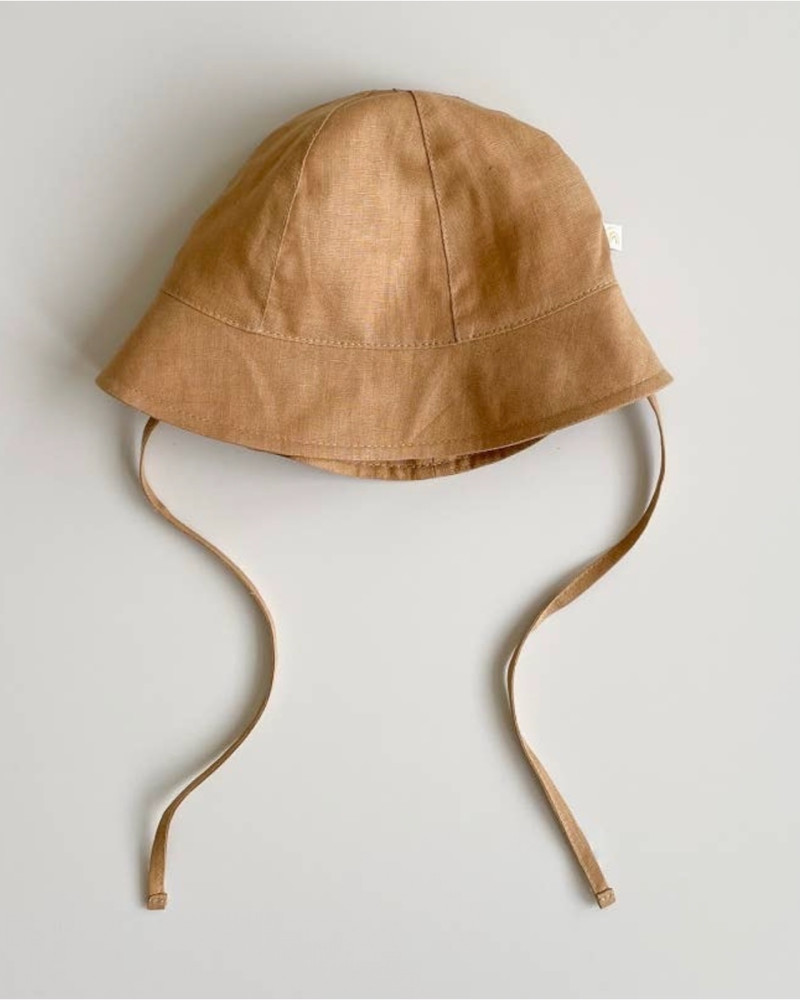 Sun hat organic linen...