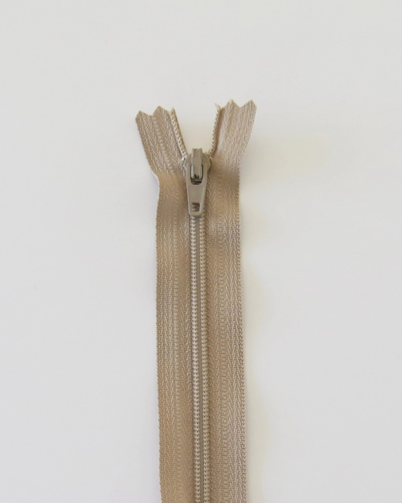 Zipper closed-end - beige...