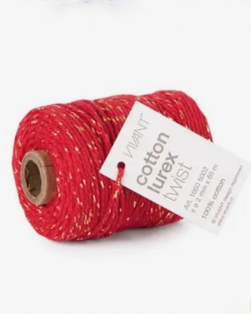 Snor med lurex glitter 50 m...