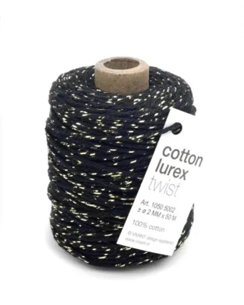 Snor med lurex glitter 50 m...