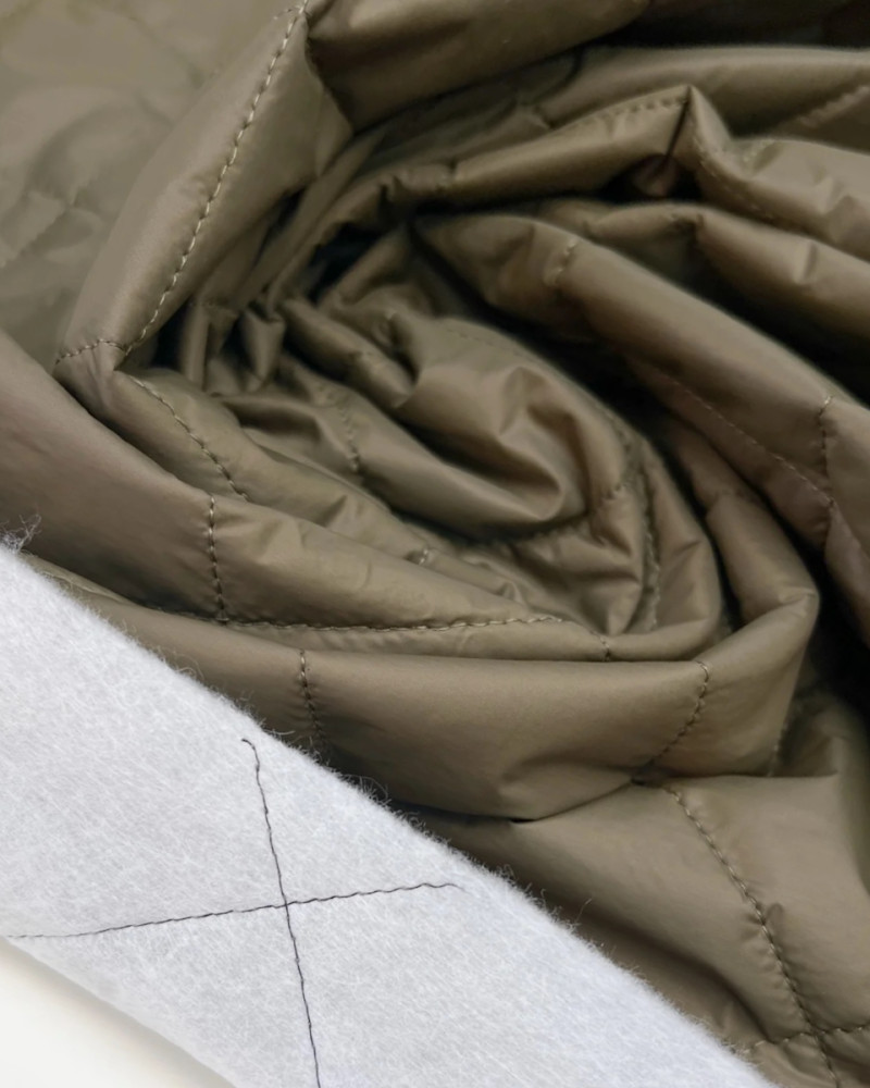 Deadstock quilted fabric -...