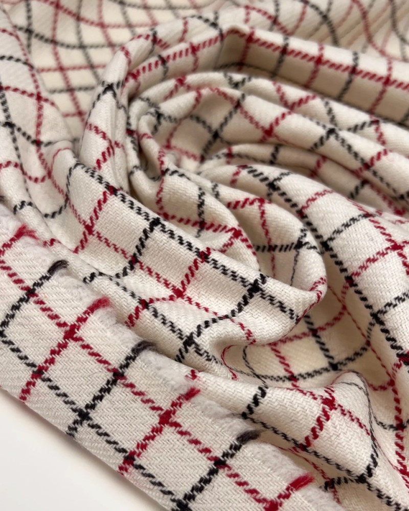 Deadstock virgin wool tweed...
