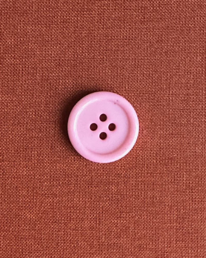 Button plastic 20 mm - pink