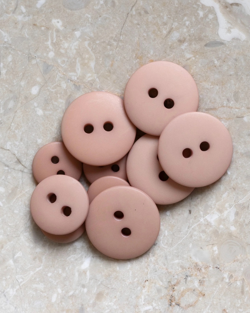 Classic matte buttons...