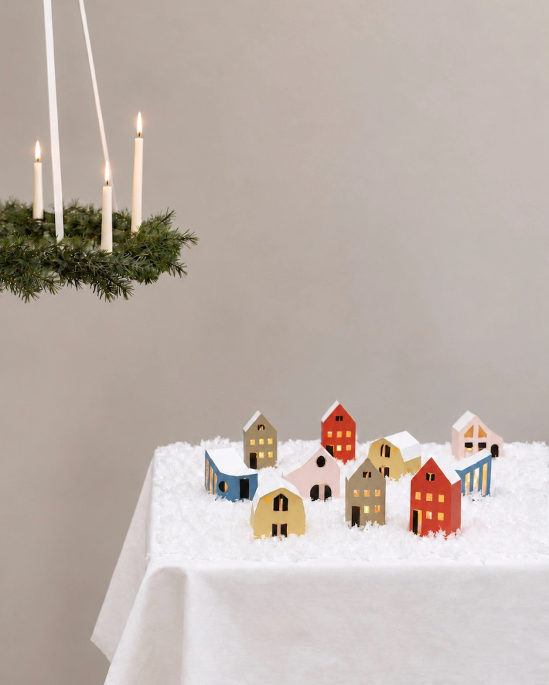 DIY 5 paper houses - multi...